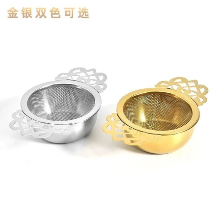 Innovative new 304 stainless steel tea strainer, creative tea filter, teapot strainer, lace tea set accessories Innovative new 304 stainless steel tea strainer, creative tea filter, teapot strainer, lace tea set accessories